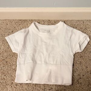 Aerie Kids White Short Sleeve Tee